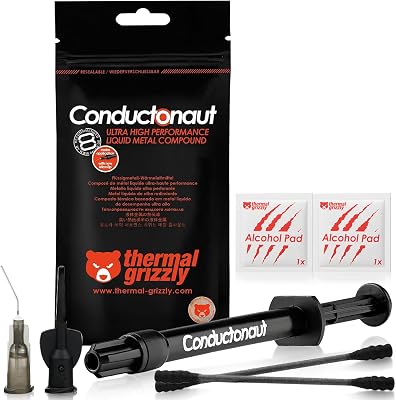 Thermal Grizzly Liquid Metal Thermal Paste Conductonaut 1 Gr - best thermal paste liquid metal