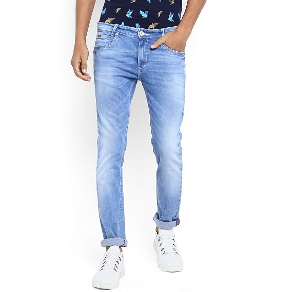 Buy Mufti Super Slim Fashion Light Blue 