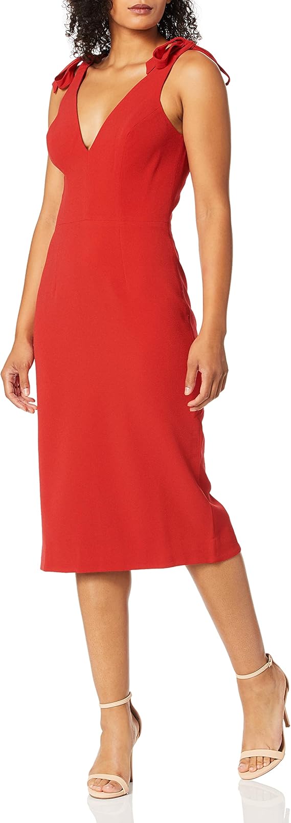 dress the population lita tie cocktail dress