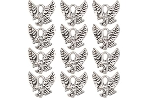 USA Patriotic Eagle Charms for Jewelry Craft Making