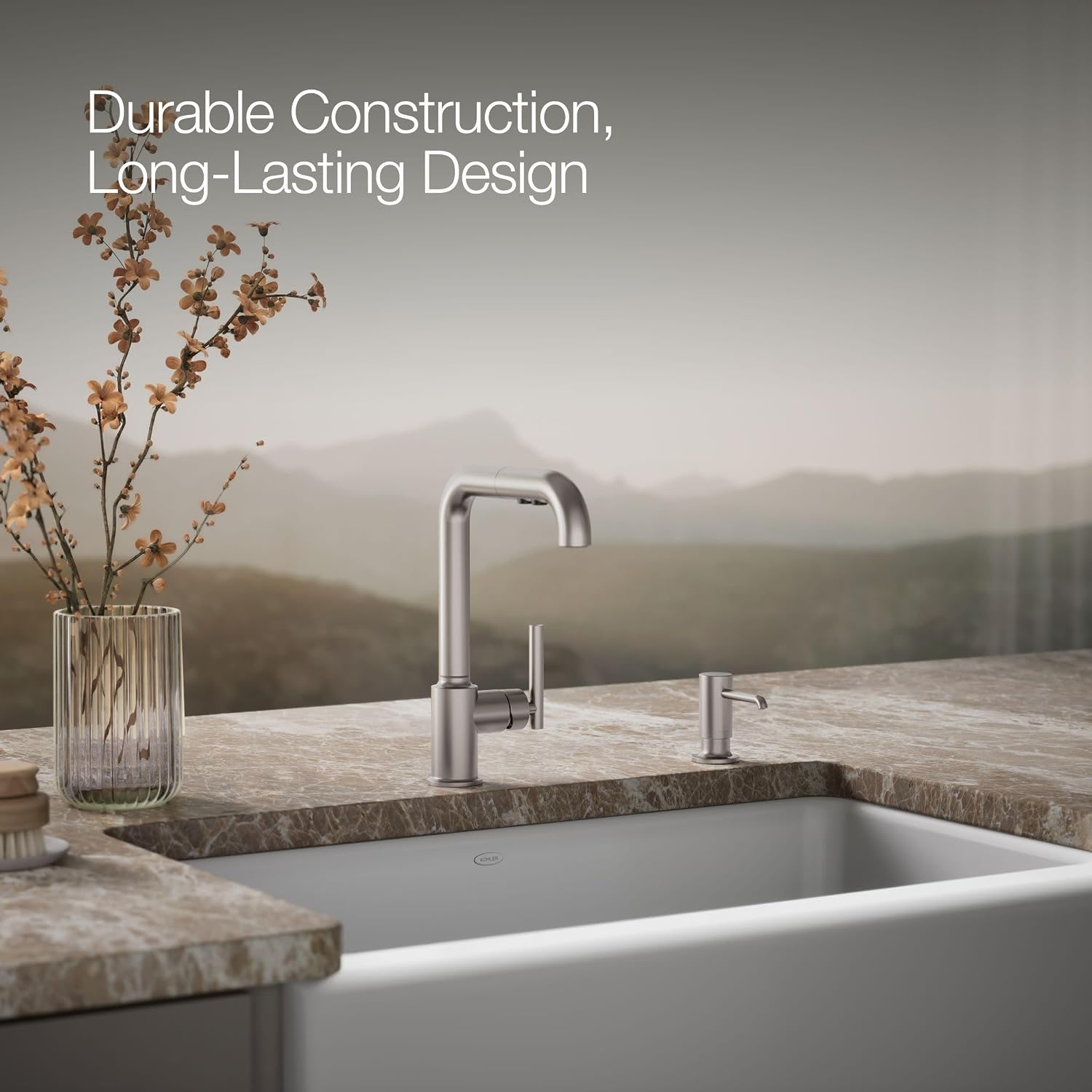 Purist Deck Mounted Soap/Lotion Dispenser with 16 oz Capacity