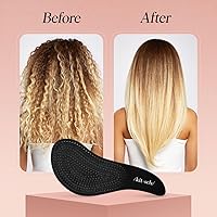 Vista 5 de Kitsch Cepillo desenredante – Cepillo suave para cabello rizado con cerdas flexibles para todo tipo de cabello – húmedo o seco Cepillos