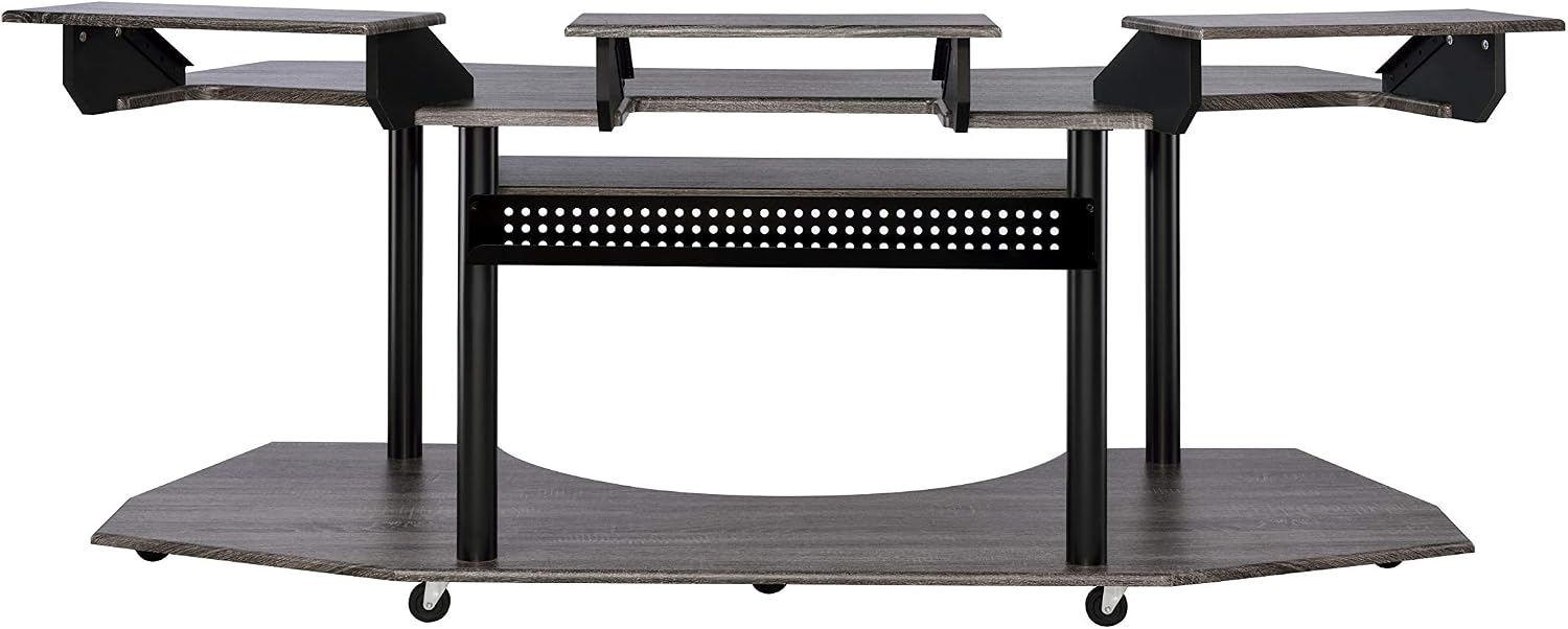 83" Eleazar Black Oak Music Recording Studio Desk