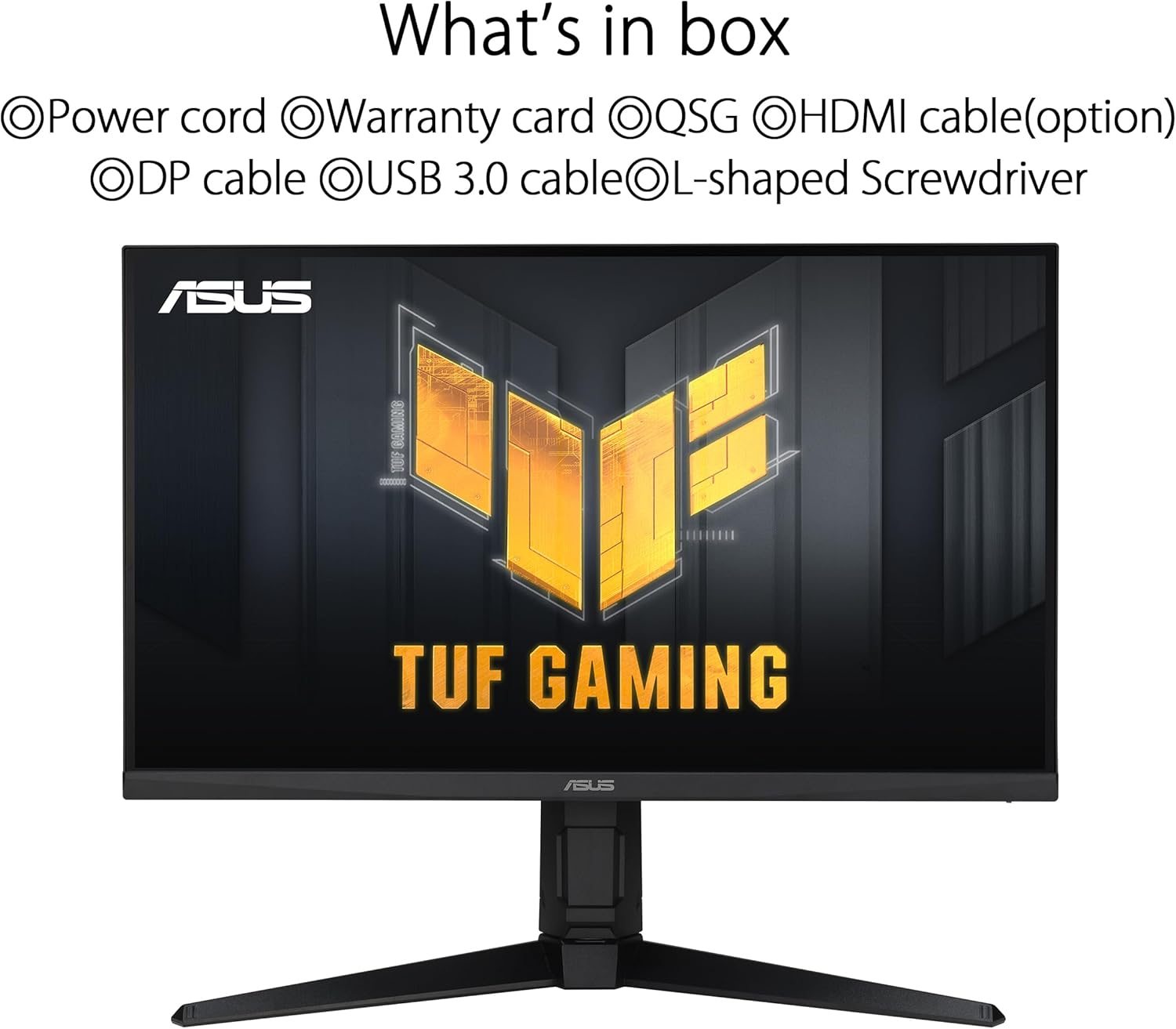 ASUS Tuf Gaming Vg27Aql3A Computer Monitor 68.6 Cm (27") 2560 X, W128781893 (Monitor 68.6 Cm (27) 2560 X 1440 Pixels Wide Quad Hd LCD Black)