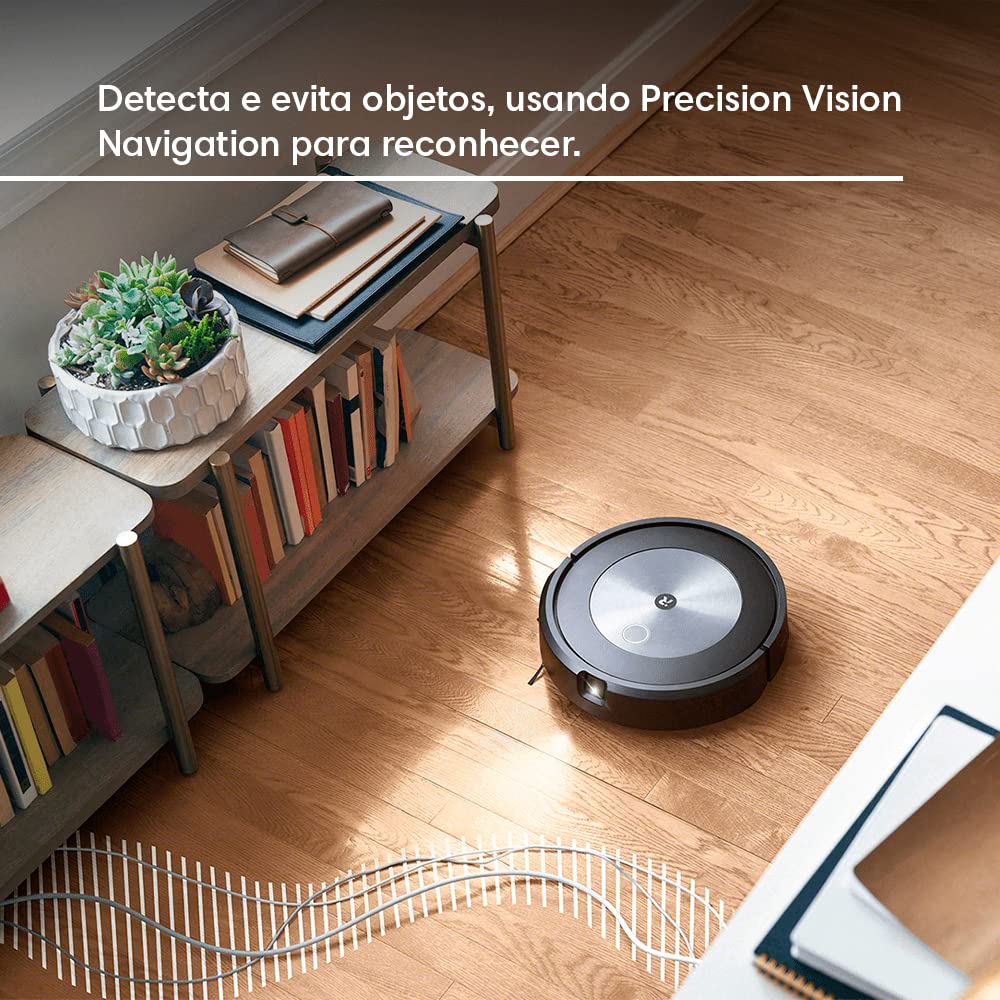 Robô Aspirador de Pó Inteligente iRobot Roomba j7 limpeza completa