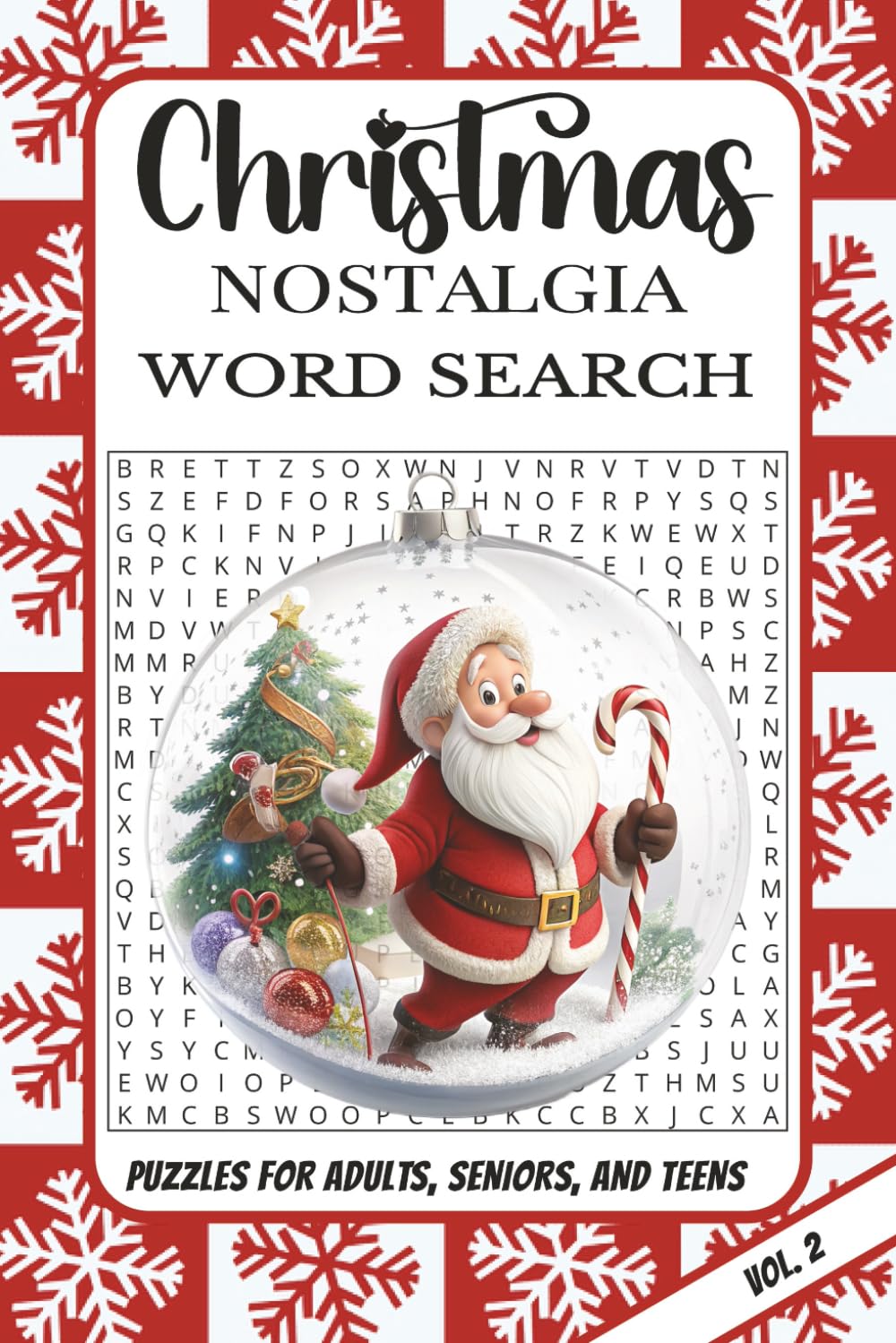 Christmas Nostalgia Word Search: Word Search Puzzles for Adults and Seniors with Easy to Read Print about Santa Magic, Childhood Favorites, Cozy ... … Gift for Vacations, Holidays, Free Times