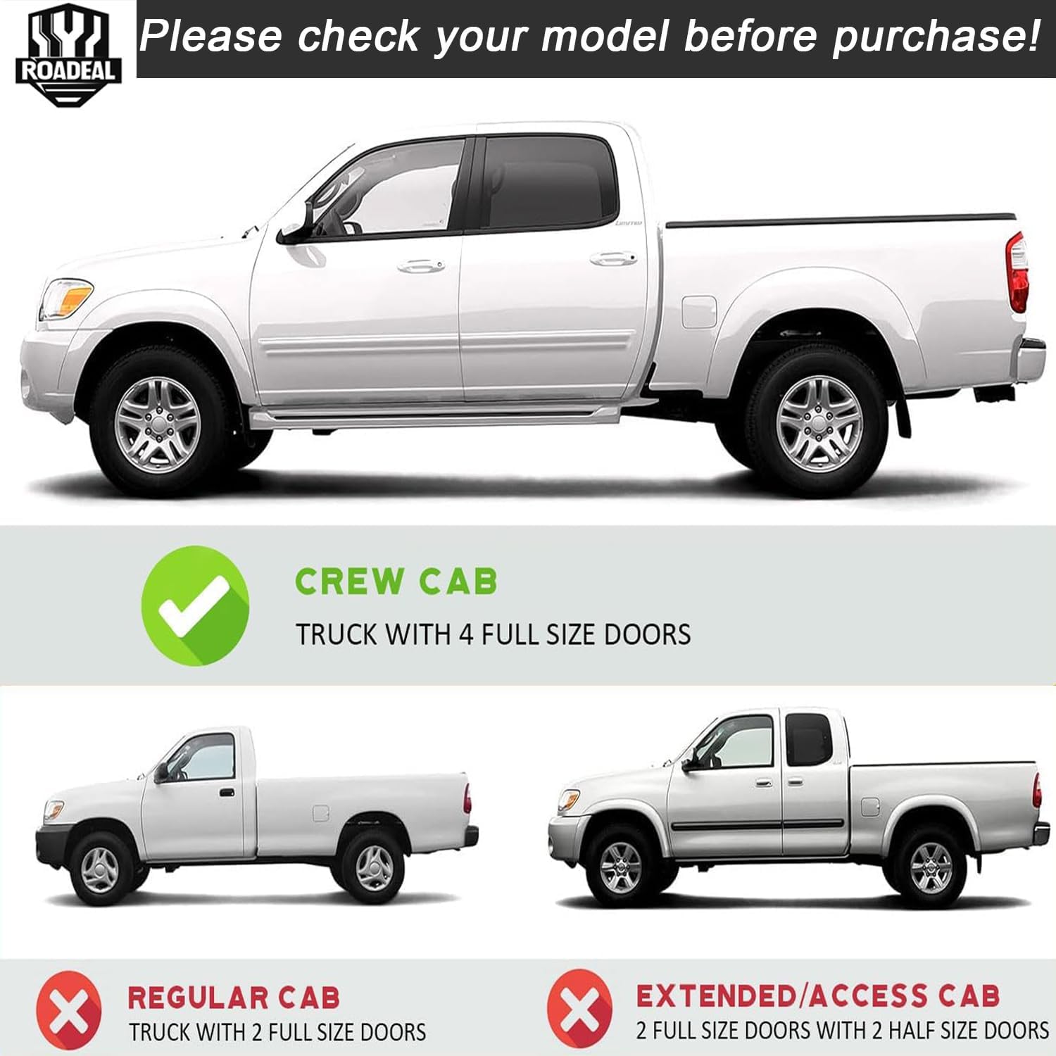 Headlight for 2005-2006 Tundra Double Cab SR5/Limited and 2005-2007 Sequoia Double Cab SR5/Limited Chrome Housing Amber Reflector