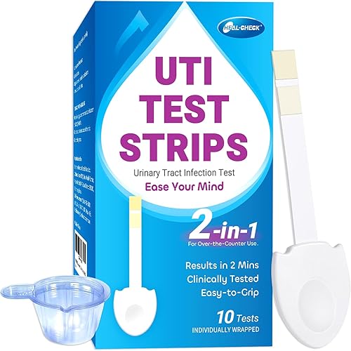 Miniatura 11 de Paquete de 3 tiras de prueba de infección urinaria para mujeres y hombres, resultado preciso en 2 minutos, monitorea la salud de la vejiga en casa
