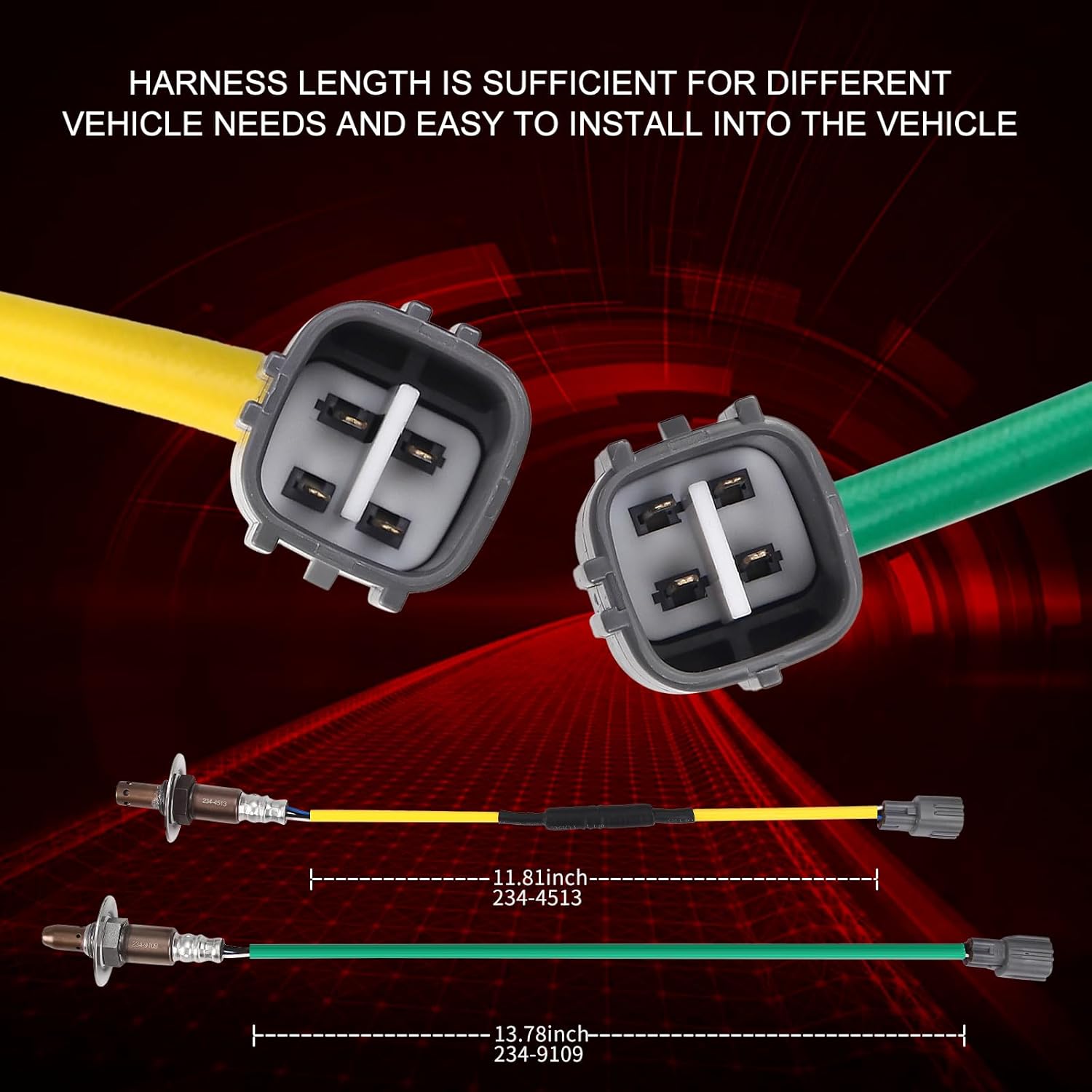Pack of 2 O2 Oxygen Sensor Upstream 234-9109 Downstream 234-4513 Compatible with Subaru Forester 2011-2013 2.5L Impreza 2012-2014 XV Crosstrek 2013-2014 2.0L Replace 22641-AA610 22690-AA960