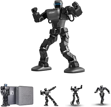Robosen Interstellar Scout K1 Pro Series - Next-Gen Family Entertainment Robot, Voice-Controlled, Programmable Bipedal Humanoid with Manual and Block-Based Programming, Lightweight and Portable