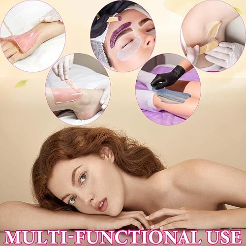 Miniatura 4 de 3 paquetes de cuentas de cera dura para mujeres y hombres, cuentas de depilación para depilación con 10 varillas, granos de cera para depilación