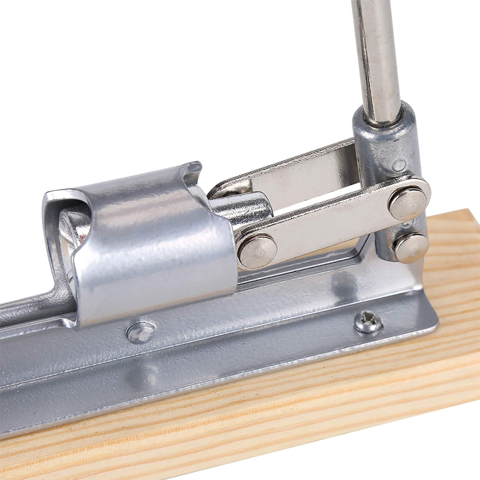 Casse-noisette robuste pour noix de pécan et noix de noyer - Outil de bureau avec base et poignée en bois