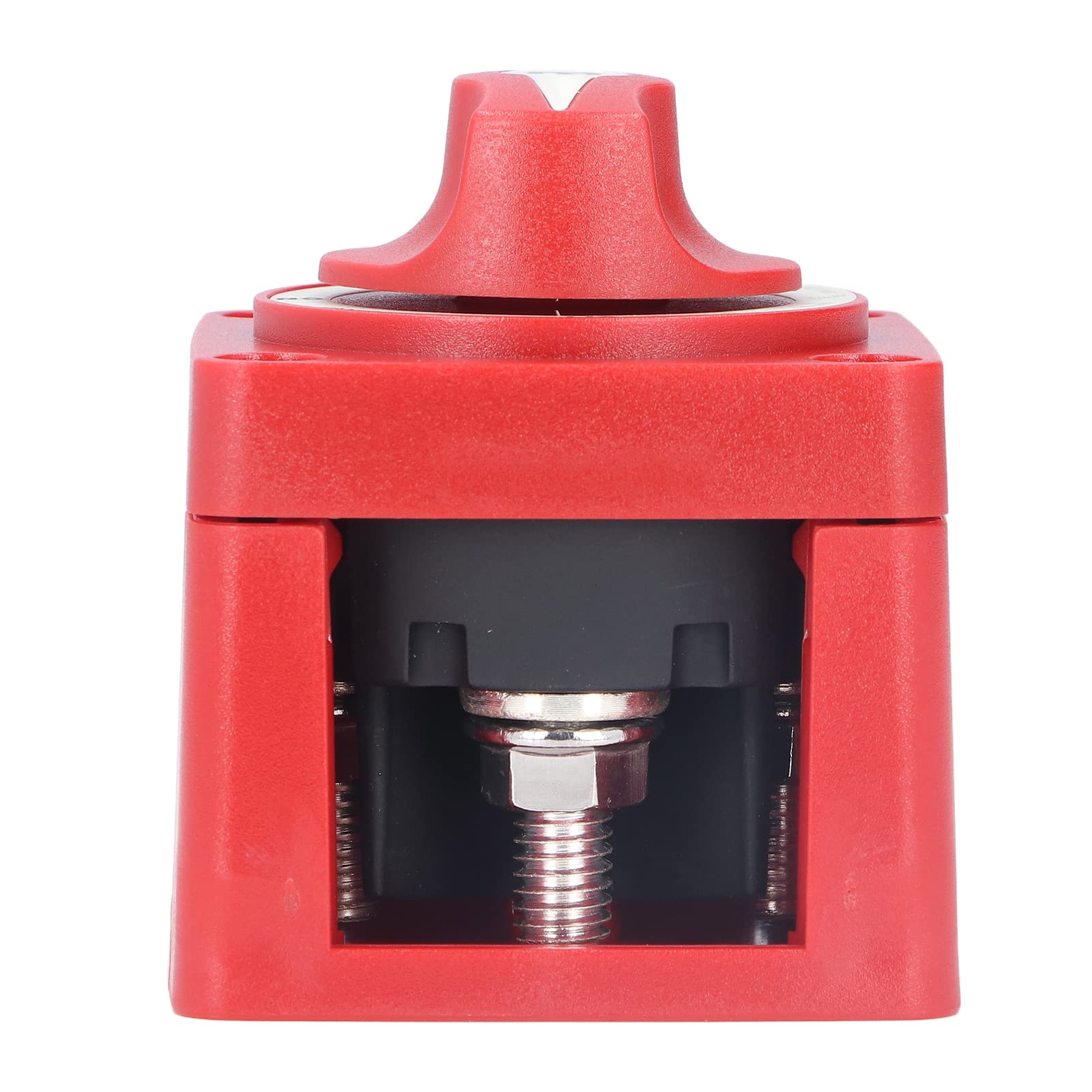 KIMISS 300A Interrupteur à Bouton de Batterie, Interrupteur de Batterie Blue Sea avec Double Circuit 4 Fils Protection contre L'allumage IP66 Amovible étanche pour Yachts RVS