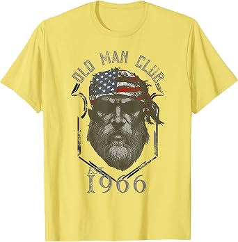 Old Man Club Established 1966 T-Shirt T-Shirt