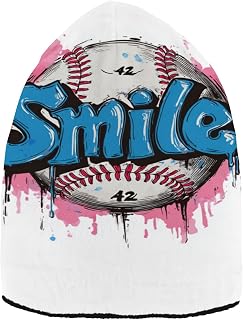 Drip Baseball Knit hat Ladies Beanie Hats Casual for Walk on Snowshoes