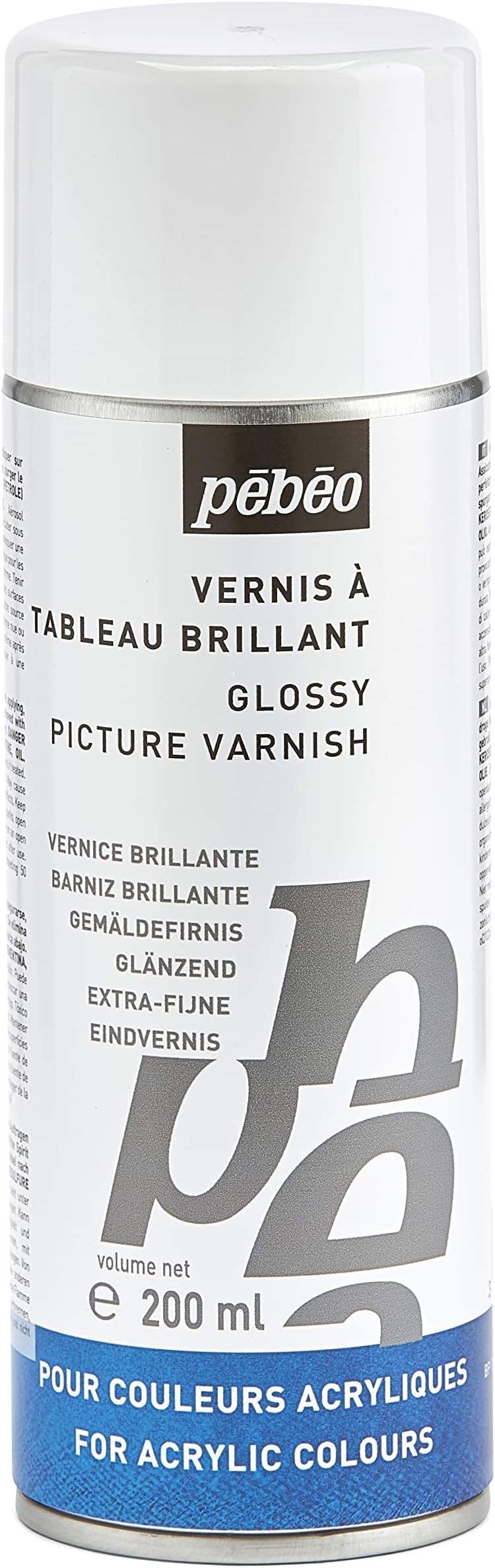 PEBEO 200 ml Solvent Based Gloss Varnish, Transparent