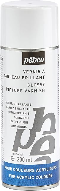 Pebeo 520230 200 ml Solvent Based Gloss Varnish, Transparent