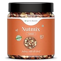 The Organic Basket Mixed Dry Fruits (Almond,Cashew,Kishmish,Pista,Apricot,Black Raisins) (Jar Pack) (PACK OF 500GM)