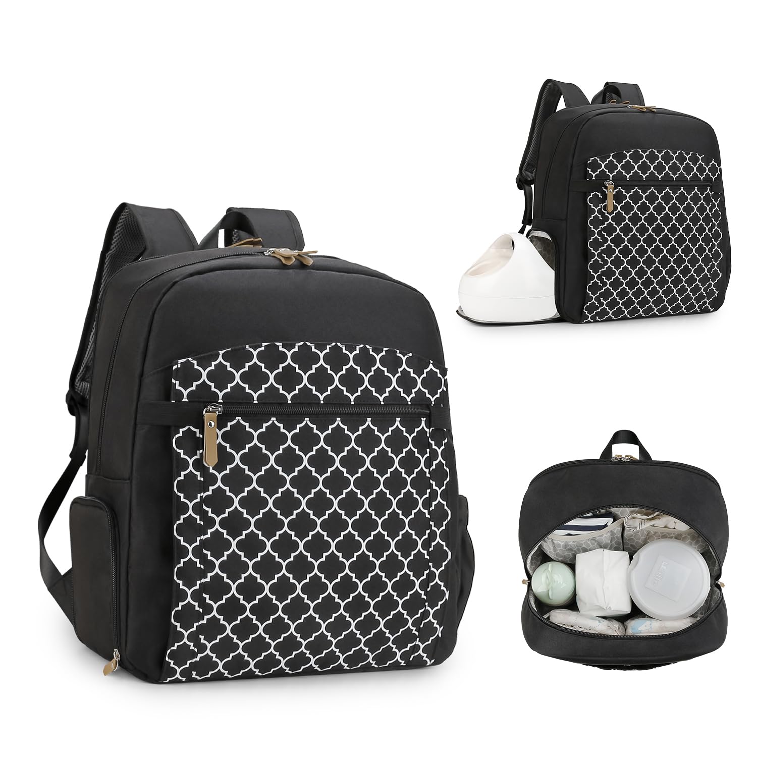Mochila extractora de leche para Spectra S1, S2 Medela para madres trabajadoras, mochila para pañales con funda para laptop