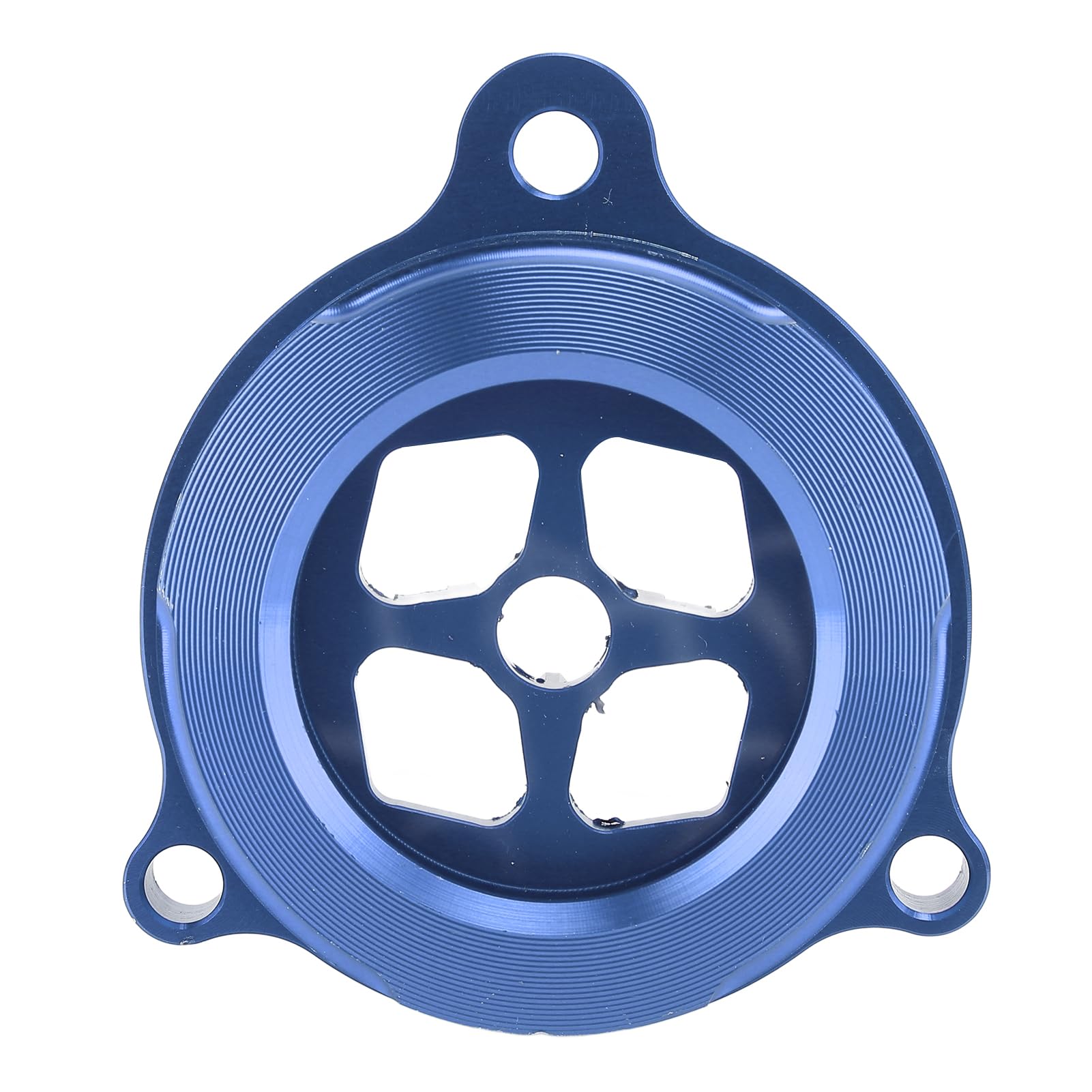 Coperchio filtro olio Torvex, tappo filtro motore trasparente e protezione protettiva compatibile con alloggiamento in alluminio CNC 700 700R (Blue)
