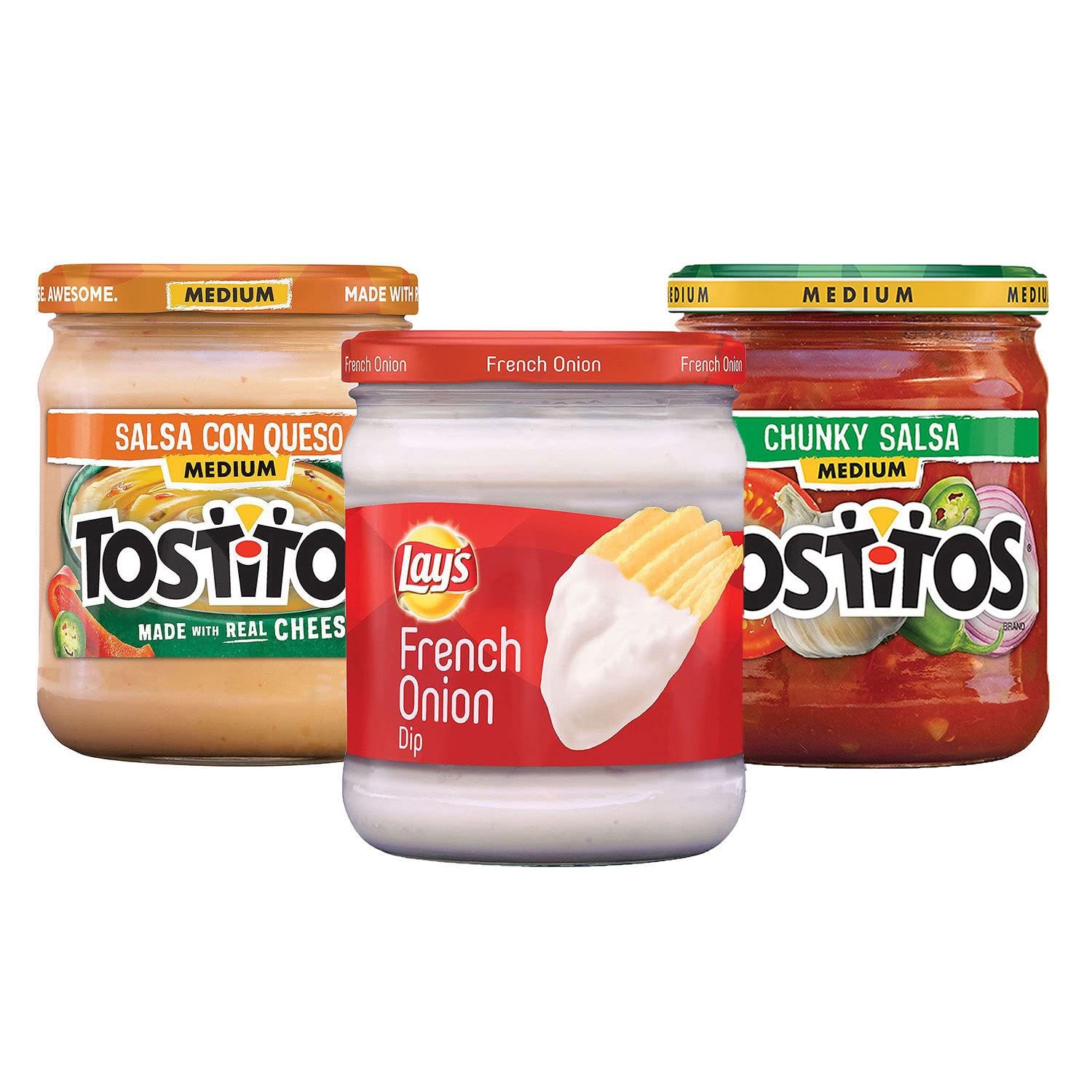 Salsa and Lay's Dip Variety Pack (3 Pack)