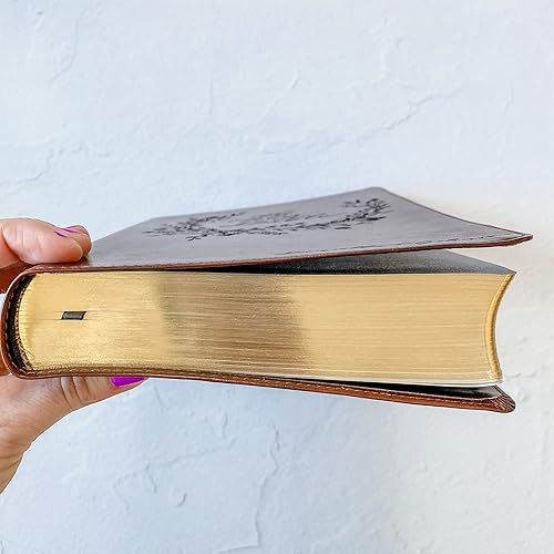 Miniatura 4 de Hand Lettered and Laser Engraved ESV Wide Margin Bible, Personalized Gift, Custom Name Engraving Available