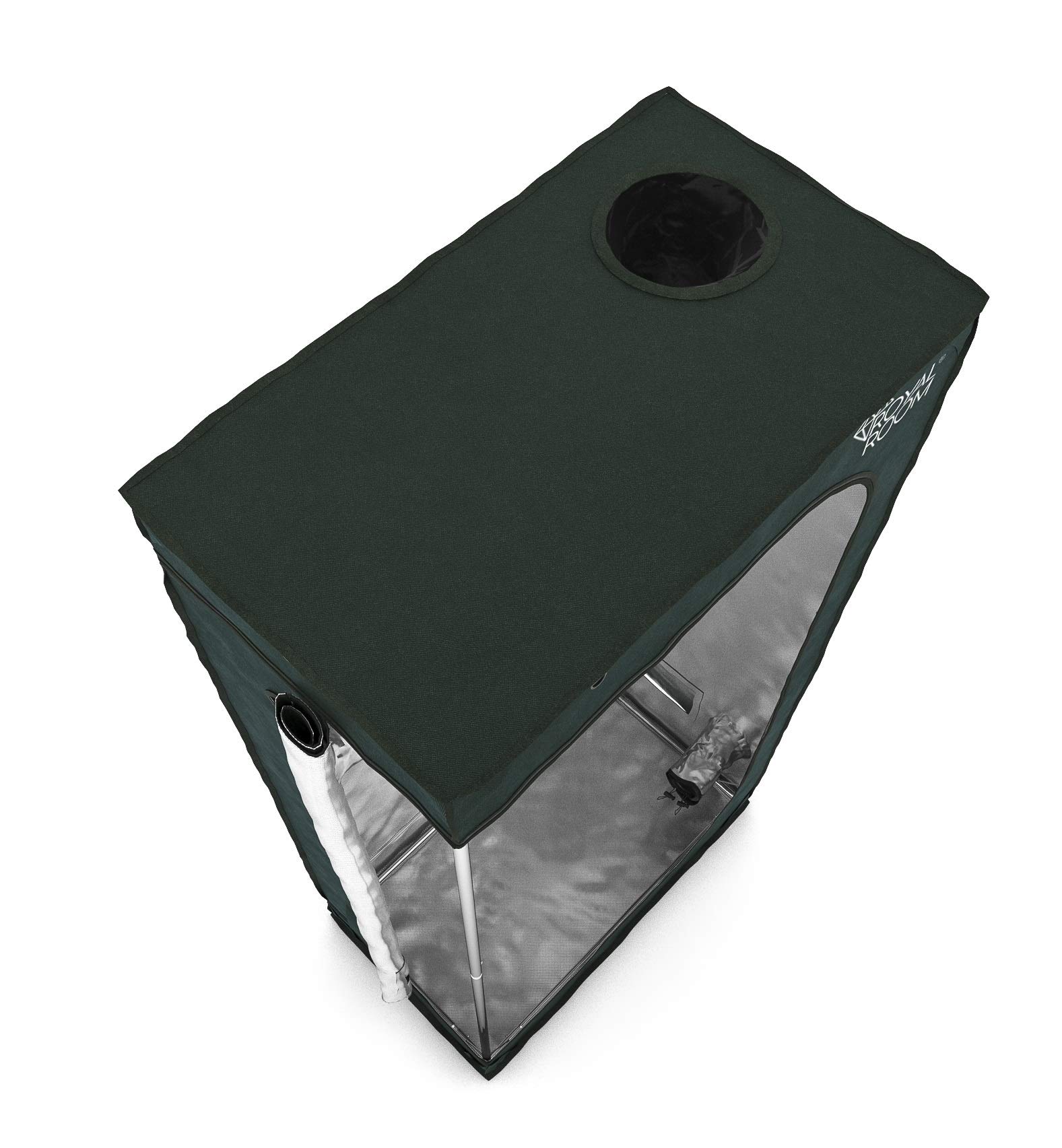 Growzelt 80x40x160 cm - Indoor Gewächshaus - Starker Bezug, Waschbar, Lichtdicht - Rohrstärke 19 mm, Robuster Reißverschluss - Growbox, Grow Tent, Grow Zelt, Grow Box, Pflanzzelt C80SH