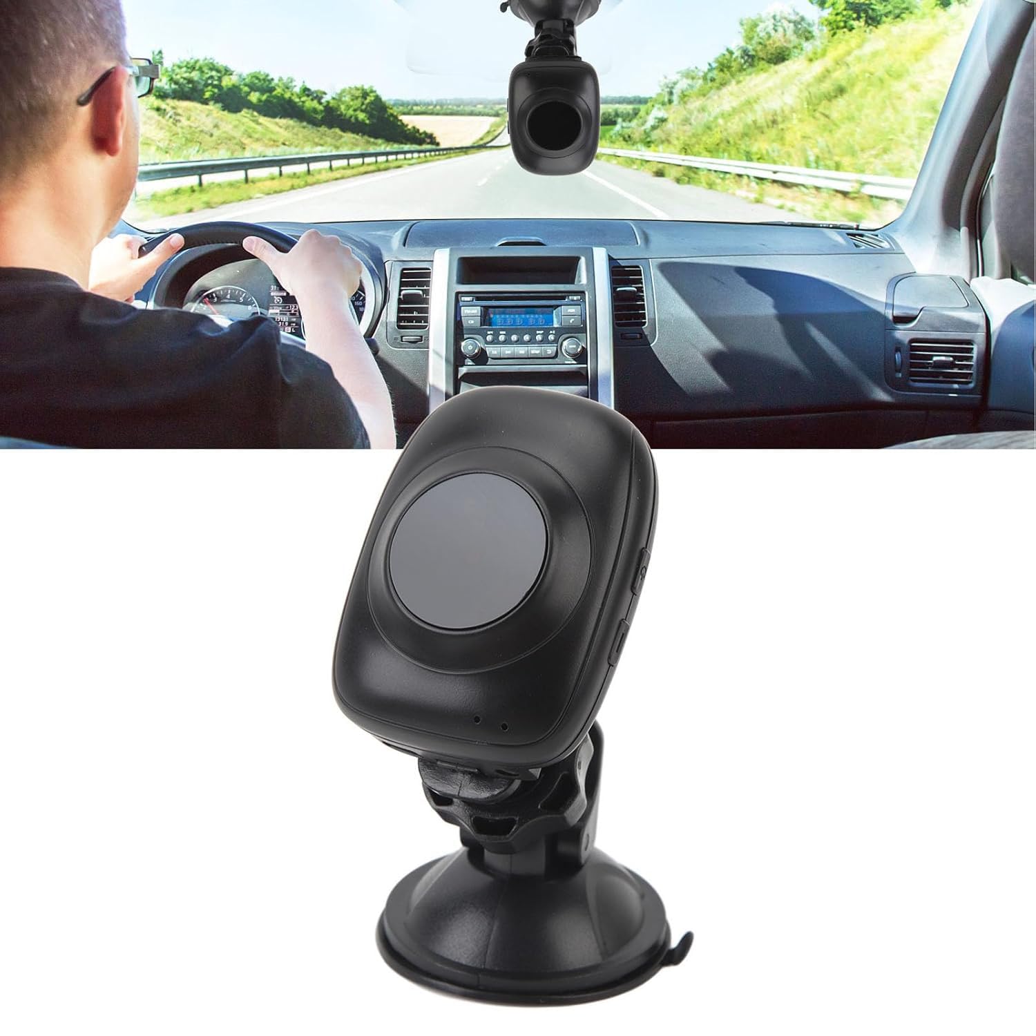 Dispositivo Di Allarme Per La Stanchezza Del Conducente, Monitor Di Guida Per La Stanchezza Con Angolo Di Rilevamento Di 60 Gradi, Avviso Di Distrazione E Sonnolenza Per Auto, Camion E Automobili