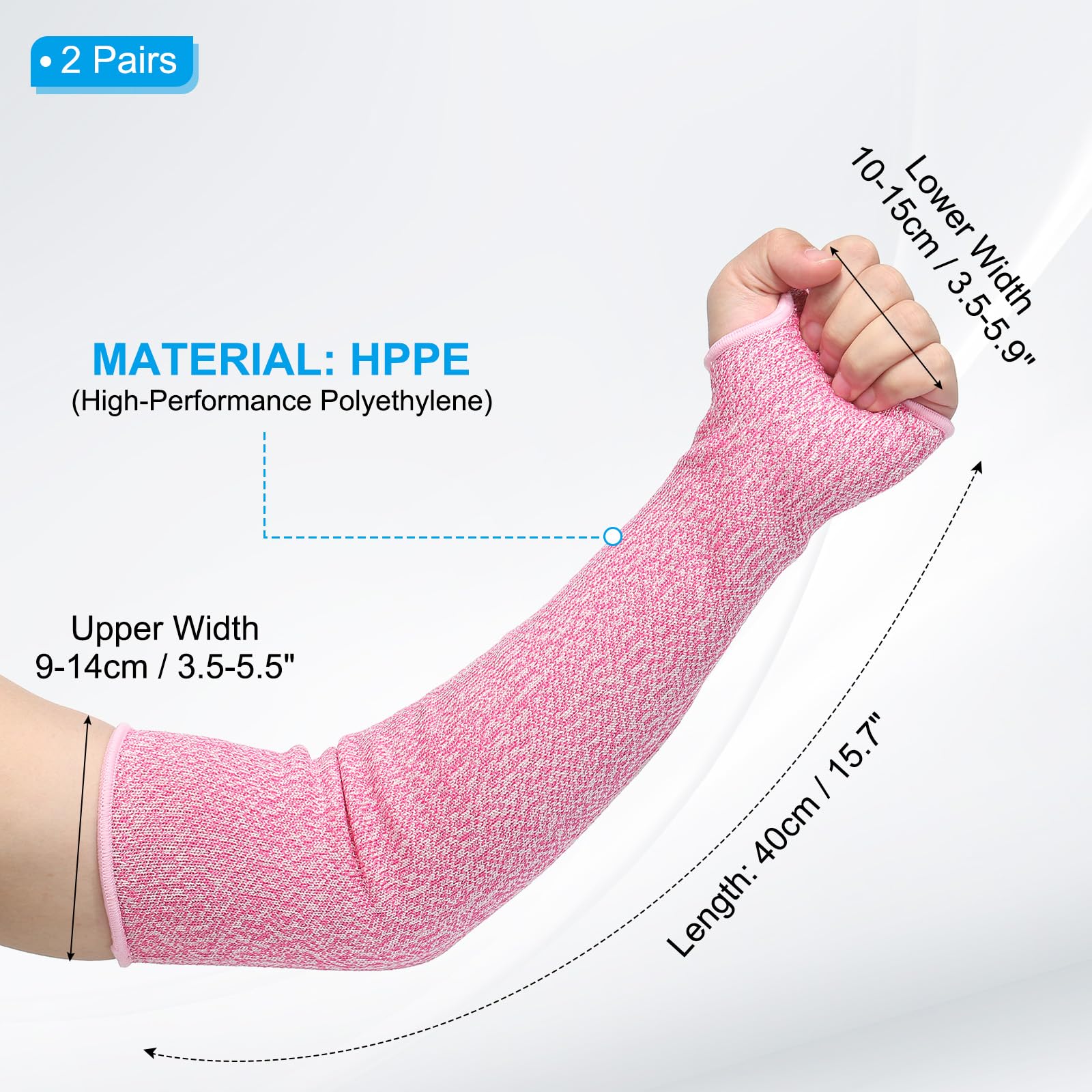 PATIKIL 16 Inch Cut Resistant Sleeve - Image 2