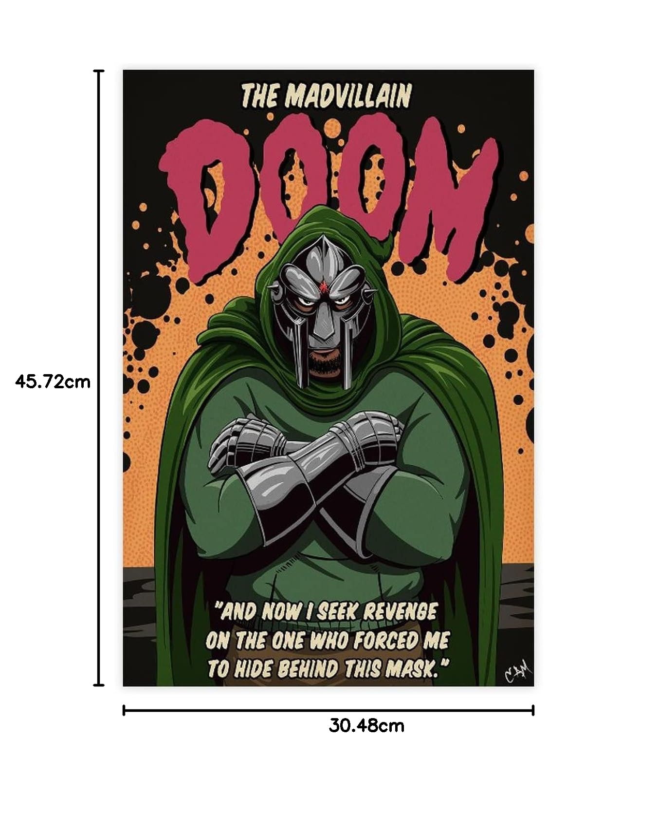 Amazon.co.jp: MF Doom ポスター マドビリアンポスター