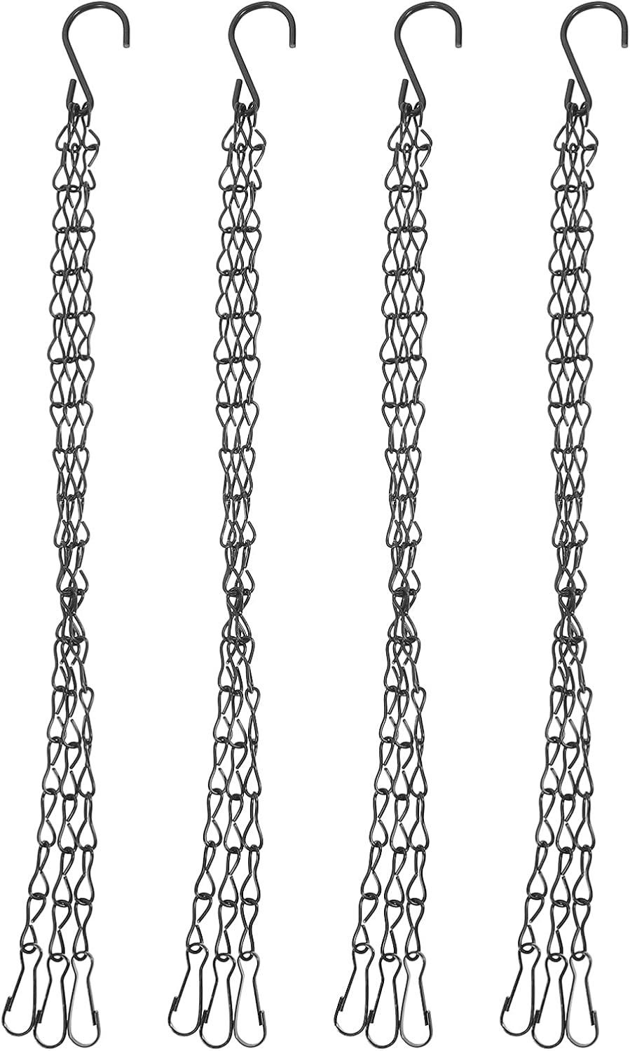 Yardwe Black Vase Black Vase Black Decor 8 pcs Flower Pot