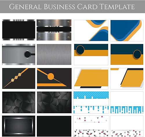 Miniatura 2 de Tarjetas de presentación personalizadas para pequeñas empresas, papel mate de 10.58 ozm, impresas en el frente y el dorso, de 3.5 x 2 pulgadas,