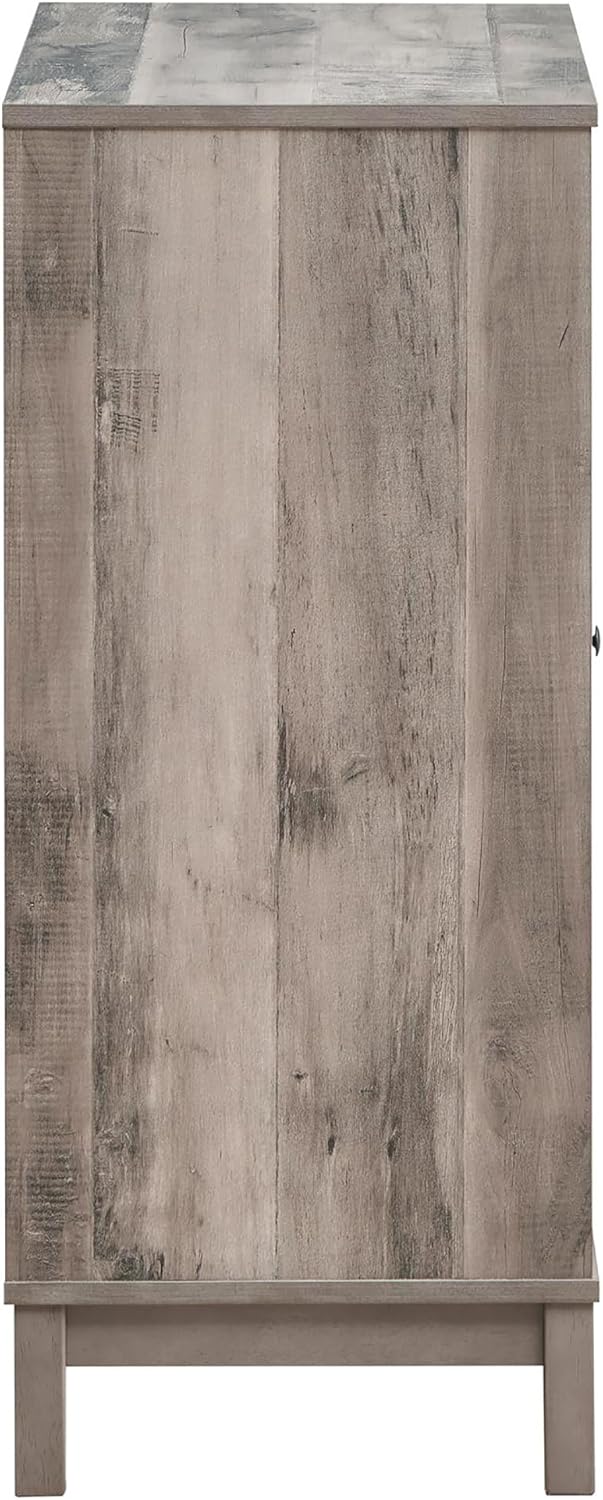 Weathered Wine Cabinet with 2 Doors
