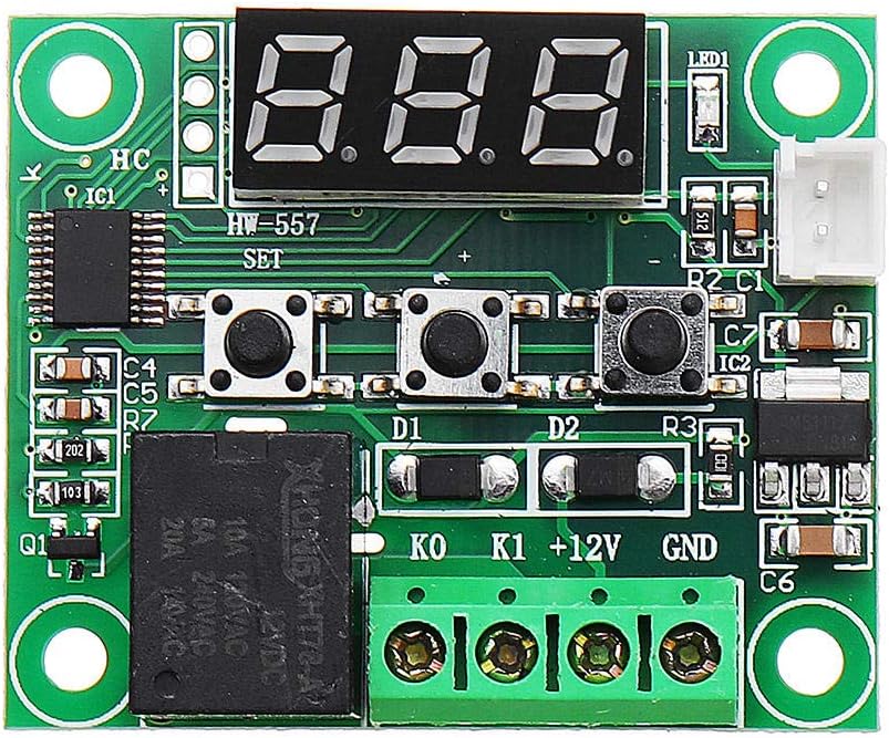 Multifunction Electronic Module W1209 DC 12V -50 to +110 Temperature Control Switch Thermostat Thermometer 3Pcs For PC, car, Electronic Equipment