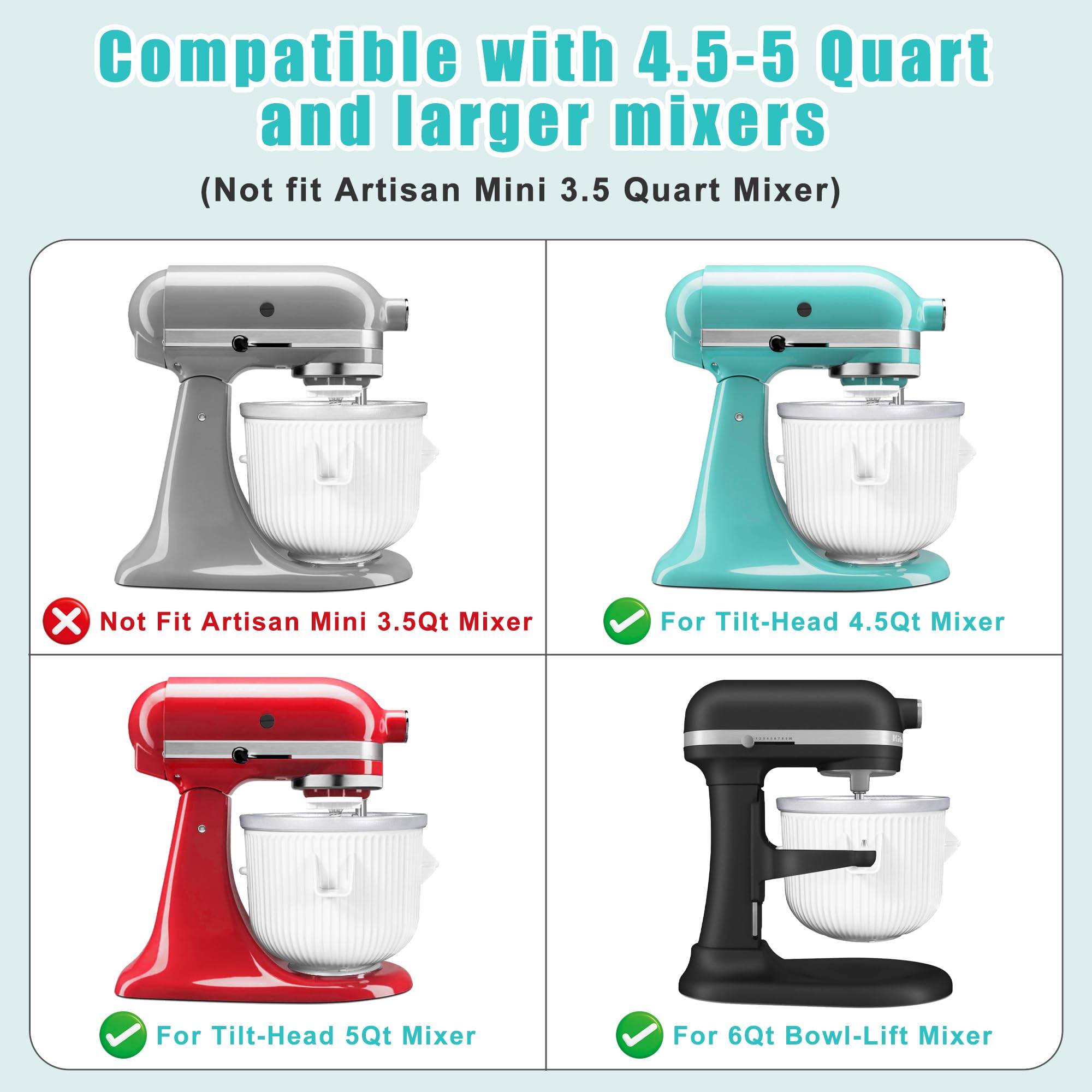 KitchenAid Ice Cream Maker Attachment - Homemade Frozen Treats -4 KitchenAid Ice Cream Maker Attachment - Homemade Frozen Treats -4