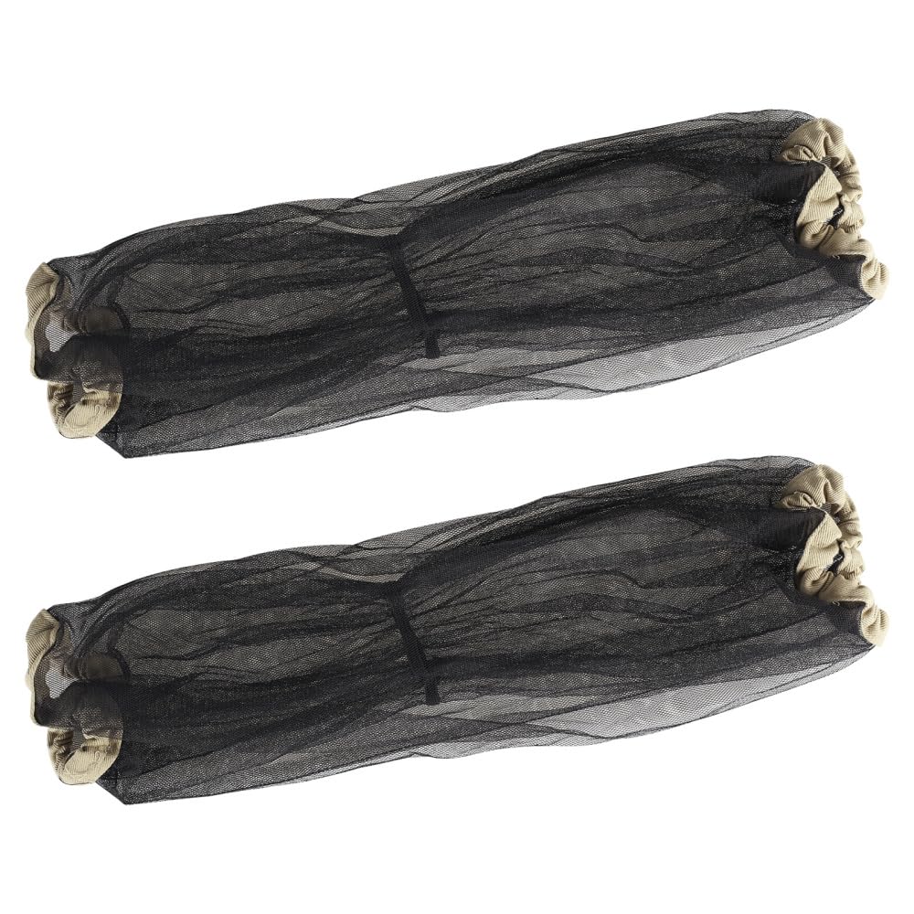 Manicotti antizanzare, protezione solare traspirante, con rete densa, rete anti-zanzare per esterni, per escursioni, campeggio, pesca, picking