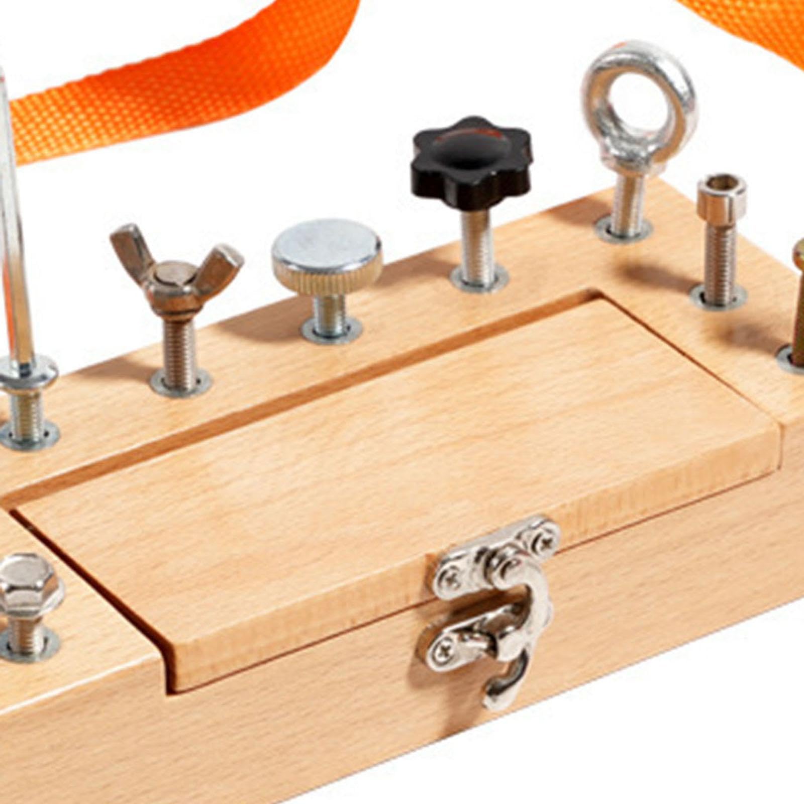 Juego de Herramientas para Niños, Caja de Tuercas, Juego de Destornilladores, Tablero, Juguete de Aprendizaje Sensorial, Herramienta Práctica de