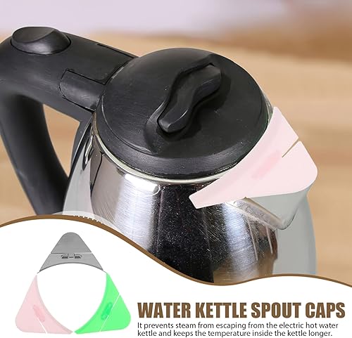 Miniatura 6 de Luxshiny Tapa de boquilla para tetera, 3 piezas, cubierta de boquilla de hervidor eléctrico, cubierta de hervidor de agua, calentador de agua,