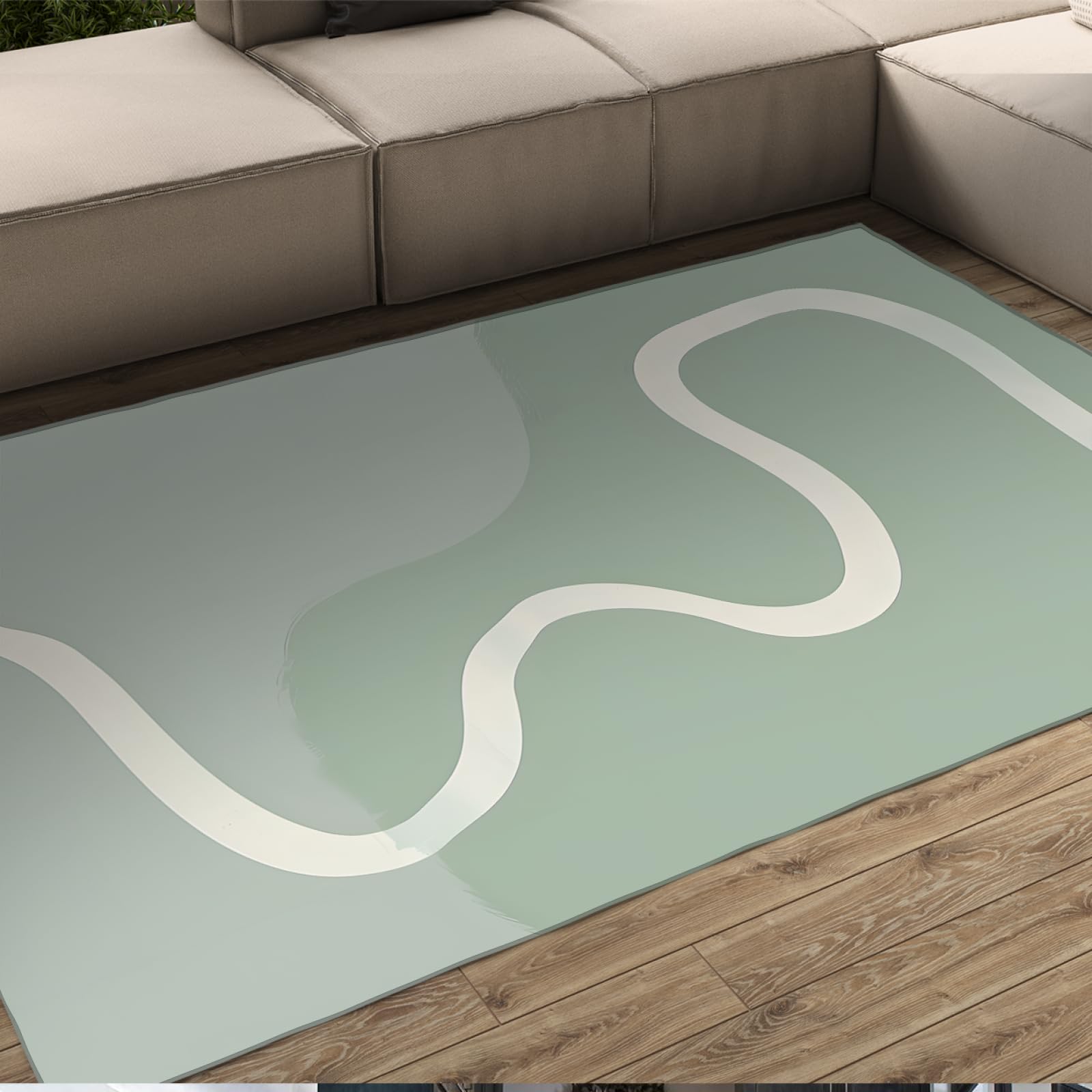 Tapis d'intérieur bohème moderne au design de géométrie abstraite