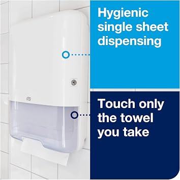 Tork Mini Single Hand Towel Dispenser, White