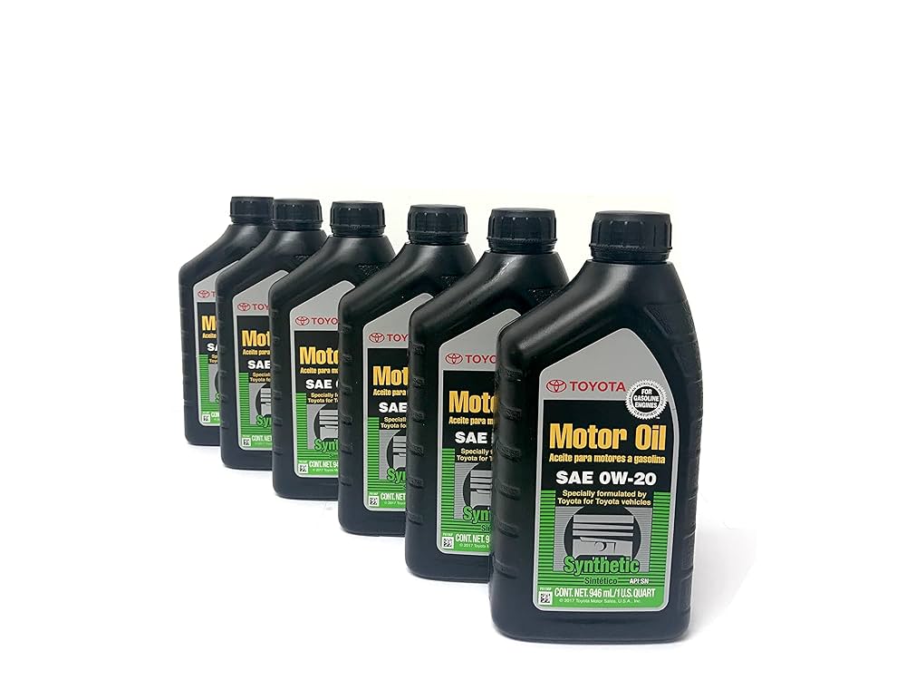 Toyota/ exxon mobil Case of 6 Quarts Full Synthetic TGMO SN