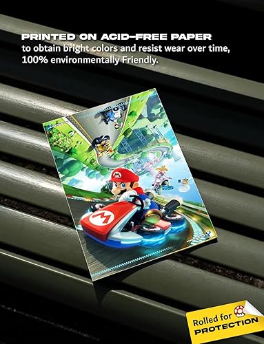 Miniatura 5 de Pyramid America Póster de Super Mario  Póster de Mario Kart 8  Decoración de sala de videojuegos de 11 x 17 pulgadas, decoración de habitación y