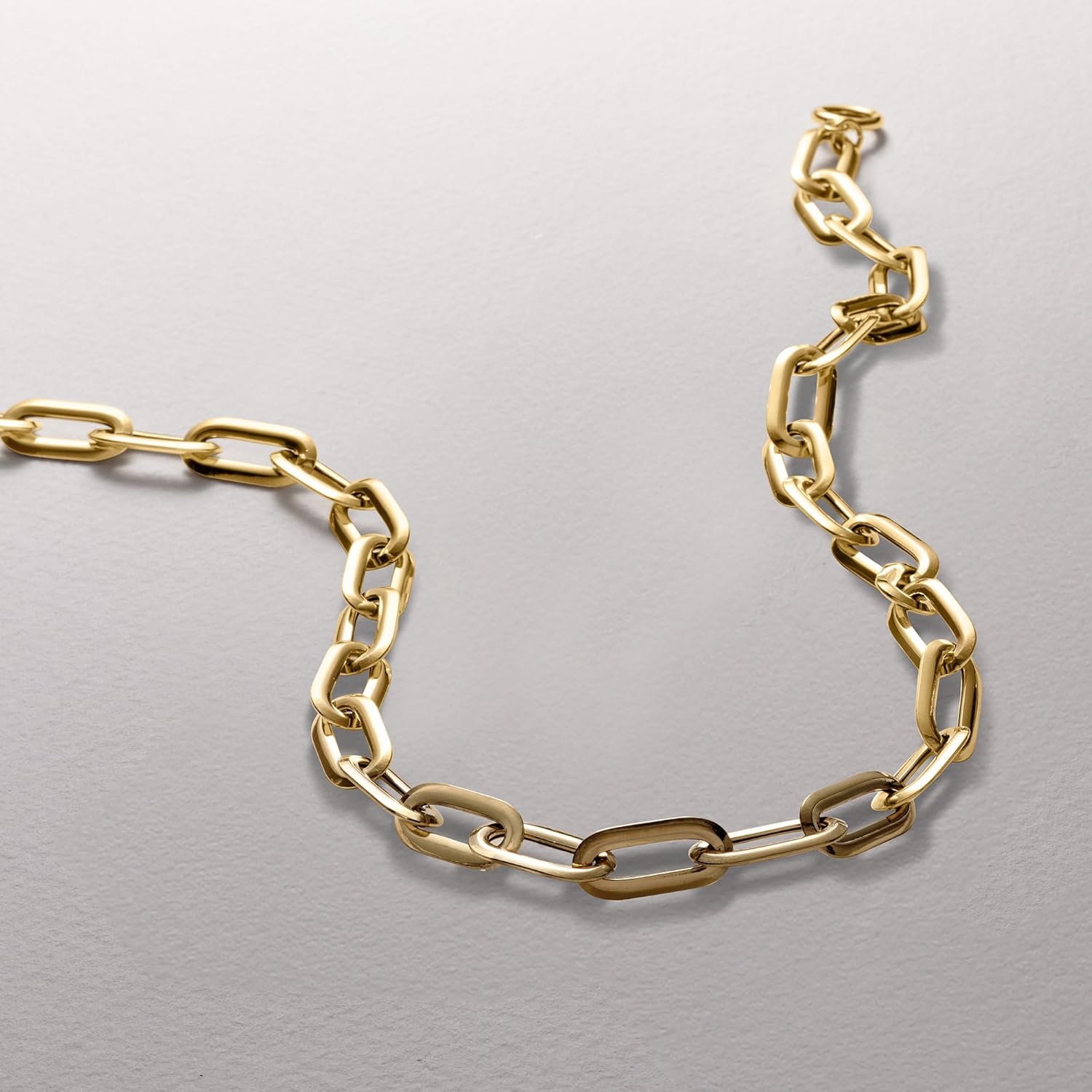 Ross-Simons Italian 18kt Yellow Gold Paper Clip Link Necklace