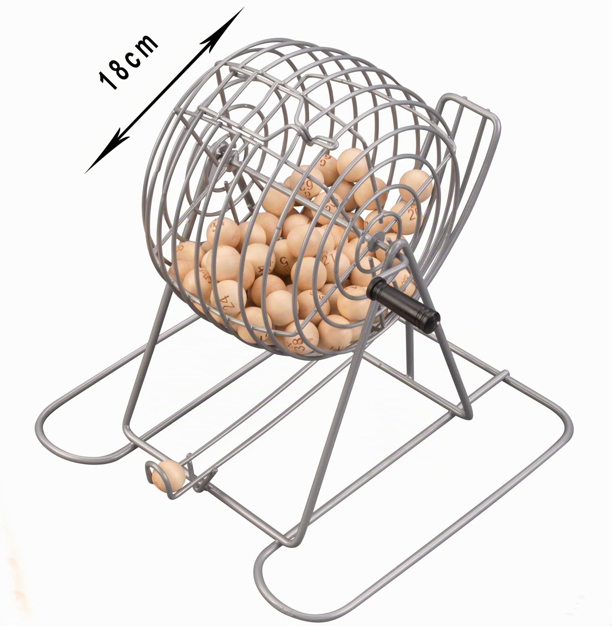 Engelhart - Jeu de Loto en Bois avec sphère métal 18 cm de diametre - 360567