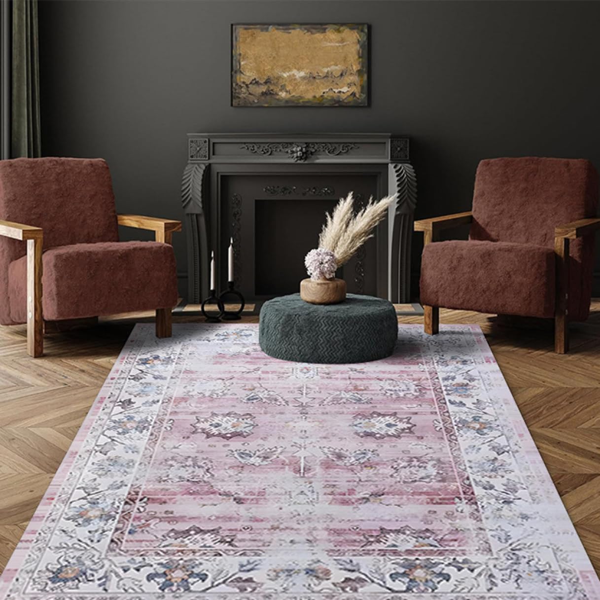 Amazon｜[DLAWF] ペルシャ風ラグ ペルシャ柄 60*90 カーペット 柄