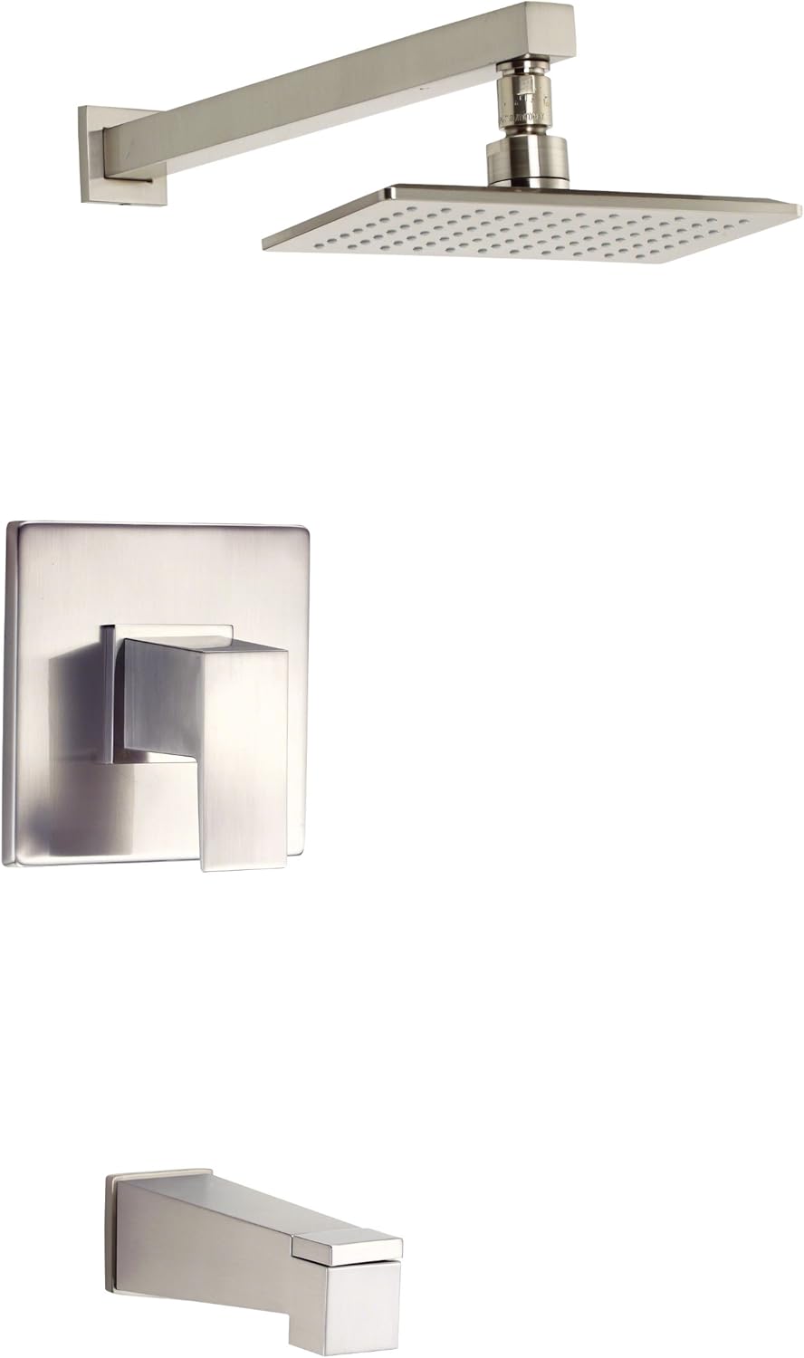 Danze D502062BNT Mid-Town Single Handle Tub and Shower Trim Kit with Efficient Flow Showerhead, Brushed Nickel Danze D502062BNT Mid-Town Single Handle Tub and Shower Trim Kit with Efficient Flow Showerhead, Brushed Nickel