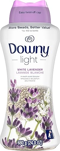 Miniatura 9 de Downy Perlas elevadoras de aroma ligero para lavadora, lavanda blanca, 24 onzas, sin perfumes pesados