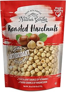 Nature’s Garden Roasted Hazelnuts – 26oz, Whole Roasted Hazelnuts, Raw B...