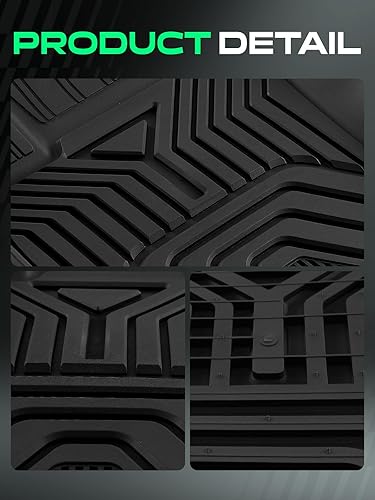 Miniatura 8 de YHTAUTO Alfombrillas de suelo compatibles con Toyota Avalon 2019-2023, revestimientos de suelo de TPE para todo tipo de clima, ajuste personalizado,