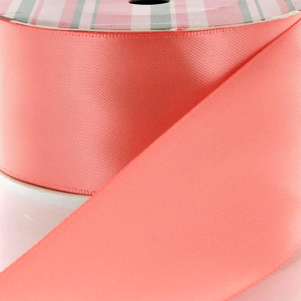 2.25" Plum Double Faced Satin Ribbon 100yd